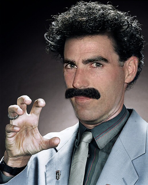 Mike as Borat