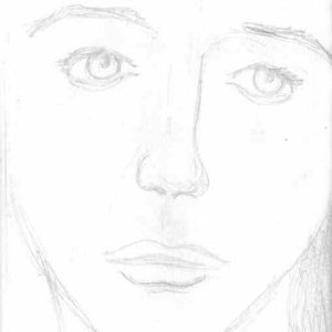 one of my sketches of a woman